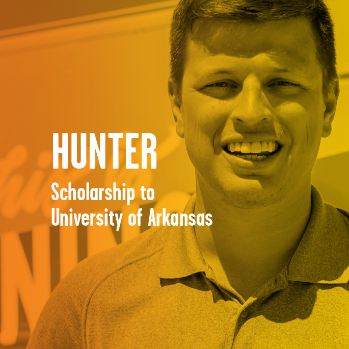 Scholarship Recipient Hunter Stuckey