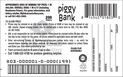 Piggy Bank - Game No. 803