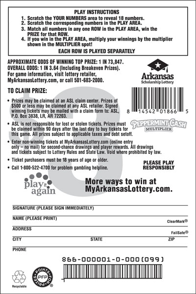 Peppermint Cash Multiplier - Game No. 866