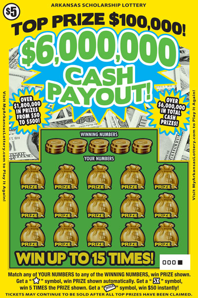 $6,000,000 Cash Payout - Game No. 568
