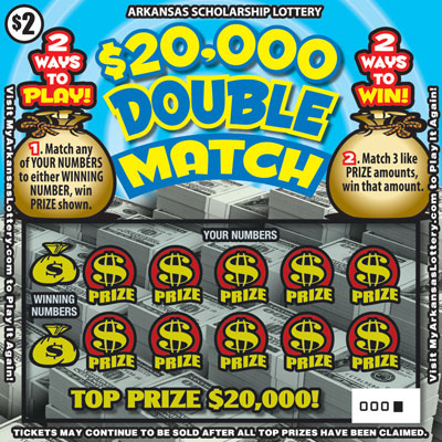 $20,000 Double Match - Game No. 581 - Front $20,000 Double Match - Game No. 581