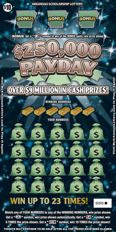 $250,000 Payday - Game No. 592