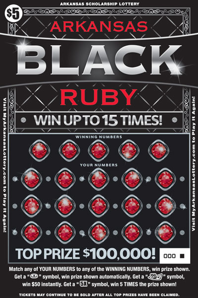 Arkansas Black Ruby - Game No. 675