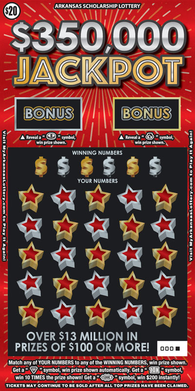 $350,000 Jackpot - Game No. 855