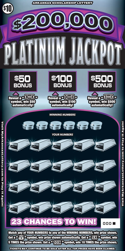 $200,000 Platinum Jackpot - Game No. 863