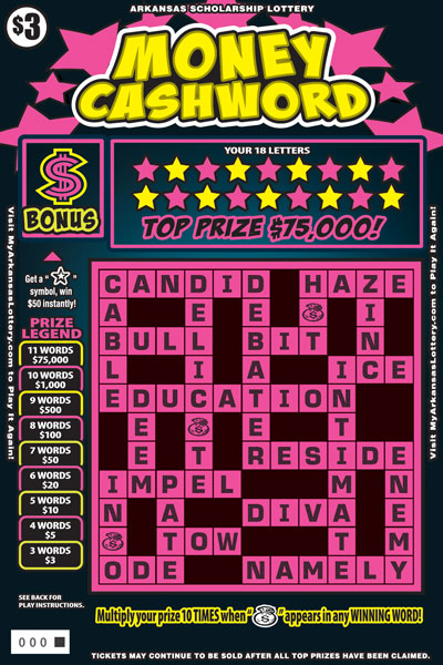 Money Cashword - Game No. 901