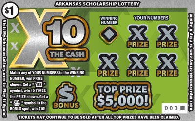 X10 the Cash - Game No. 904 - Front X10 the Cash - Game No. 904