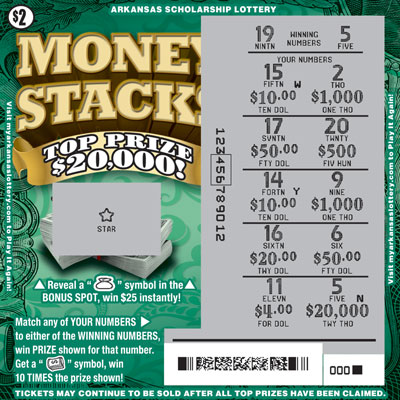 Money Stacks Arkansas Scholarship Lottery - arkansas lottery instant ticket money stacks