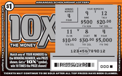 10X The Money - Game No. 434 10X The Money Scratched