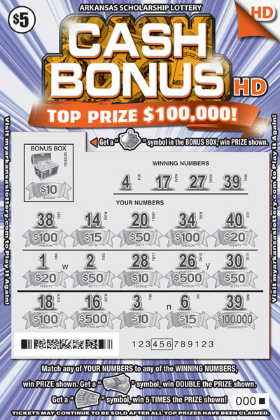 Cash Bonus HD - Game No. 456 - Uncovered Cash Bonus HD - Game No. 456