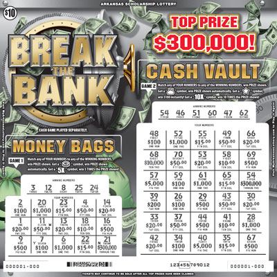 Break the Bank - Game No. 556 Break the Bank - Game No. 556 - Uncovered