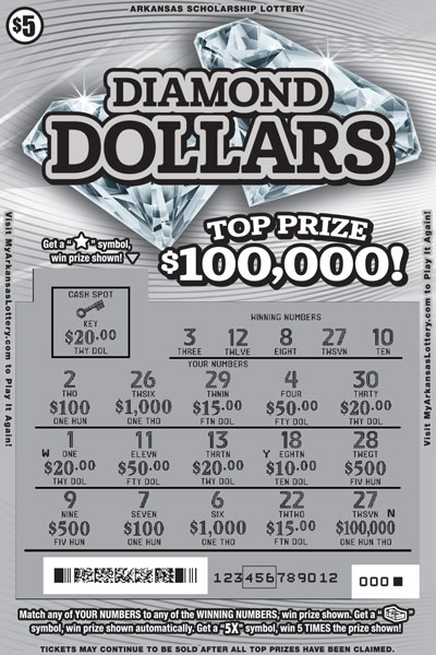 Diamond Dollars - Game No. 578 - Uncovered Diamond Dollars - Game No. 578