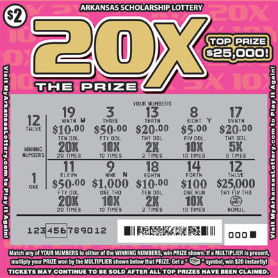 20X the Prize - Game No. 605 - Uncovered 20X the Prize - Game No. 605
