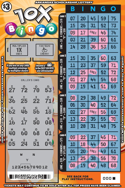 10X Bingo - Game No. 635