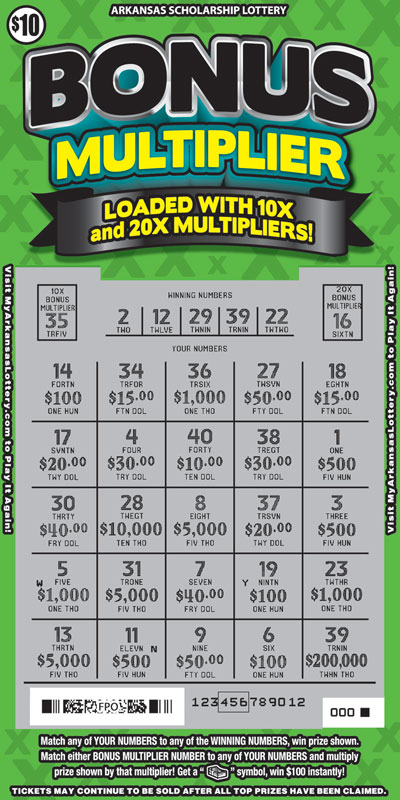 Bonus Multiplier - Game No. 707