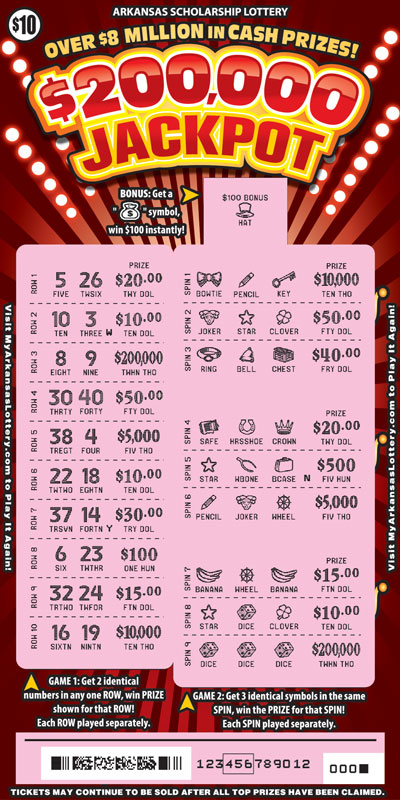 $200,000 Jackpot - Game No. 732