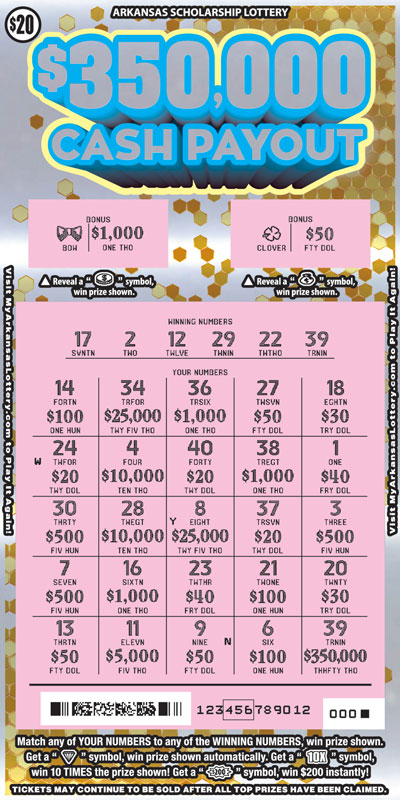 $350,000 Payout - Game No. 802