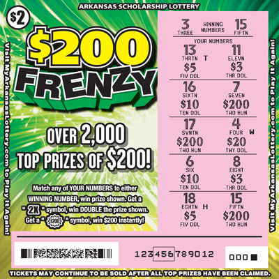 $200 Frenzy - Game No. 821