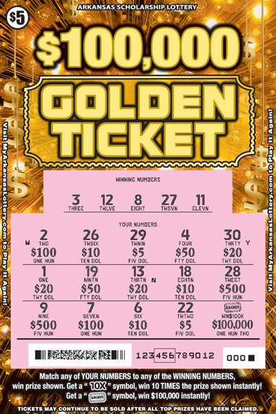 $100,000 Golden Ticket - Game No. 841 - Uncovered $100,000 Golden Ticket - Game No. 841