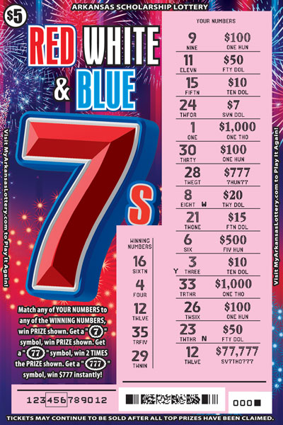 Red White and Blue 7s - Game No. 849 - Uncovered Red White and Blue 7s - Game No. 849