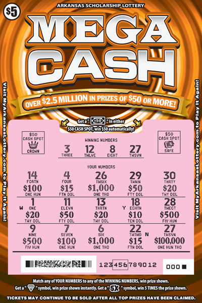 Mega Cash - Game No. 889