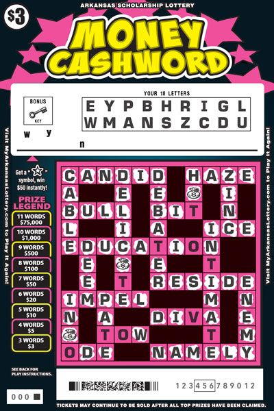 Money Cashword - Game No. 901