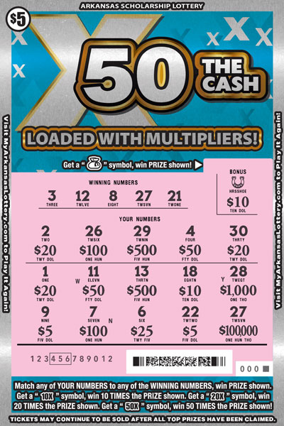 X50 the Cash - Game No. 906 - Uncovered X50 the Cash - Game No. 906